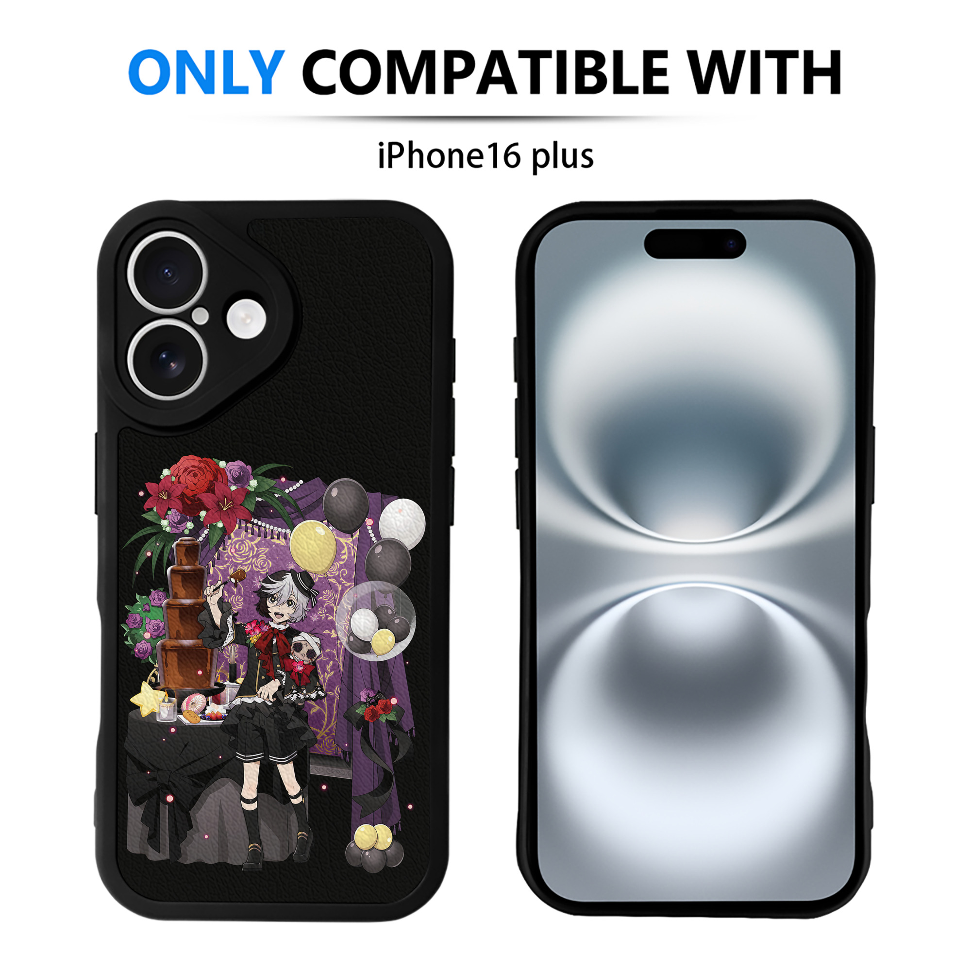 （画像用） 文豪ストレイドッグス Bungo Stray Dogs 【iPhone 16シリーズ対応】シリコンスマホケース（レザー調） 材質：シリコン